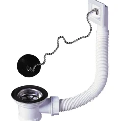 Wirquin spoelbakplug Ø50mm +overloop