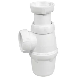 Wirquin spoelbaksifon Ø40mm wit