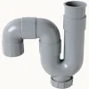 Wirquin spoelbaksifon PVC Ø40mm horitzontale/verticale uitgang