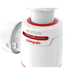 Wirquin wastafelsifon Neo Air Ø40mm wit/rood