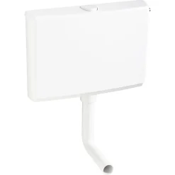 Wisa WC stortbak Lambro - Kunststof - Tweeknops - 6/9L - wit