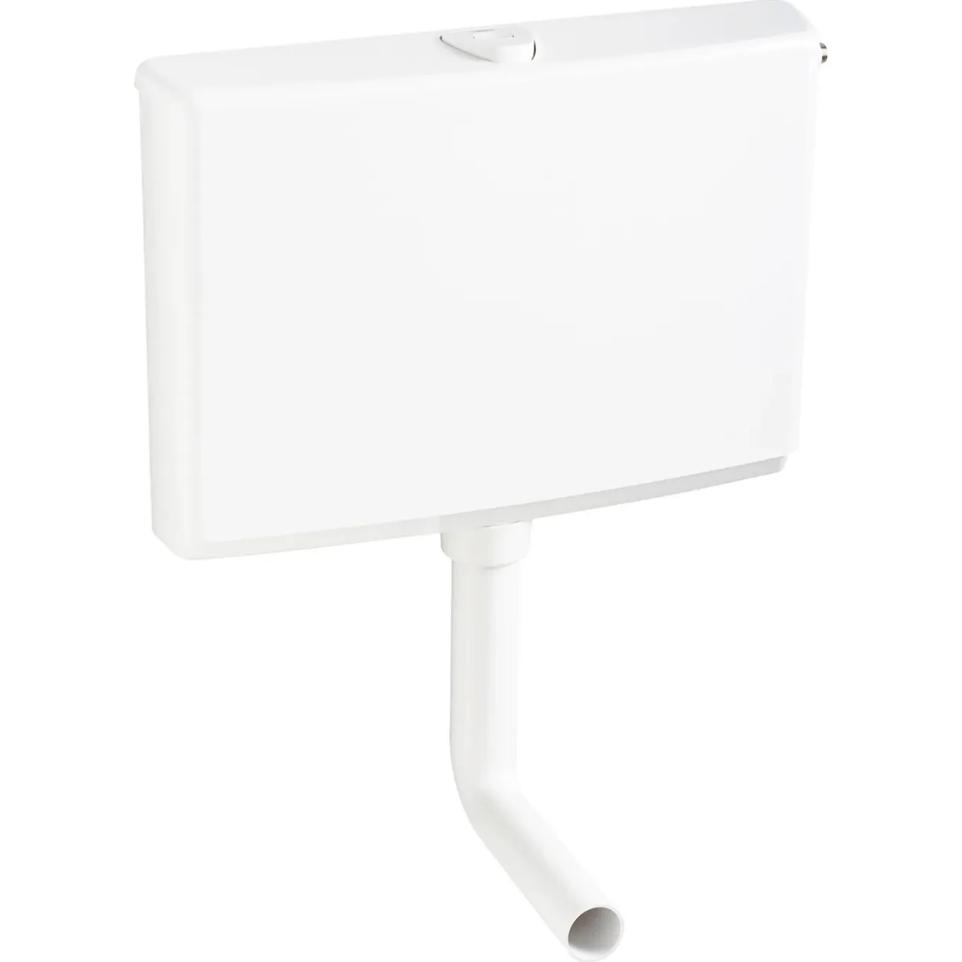 Wisa WC stortbak Lambro - Kunststof - Tweeknops - 6/9L - wit