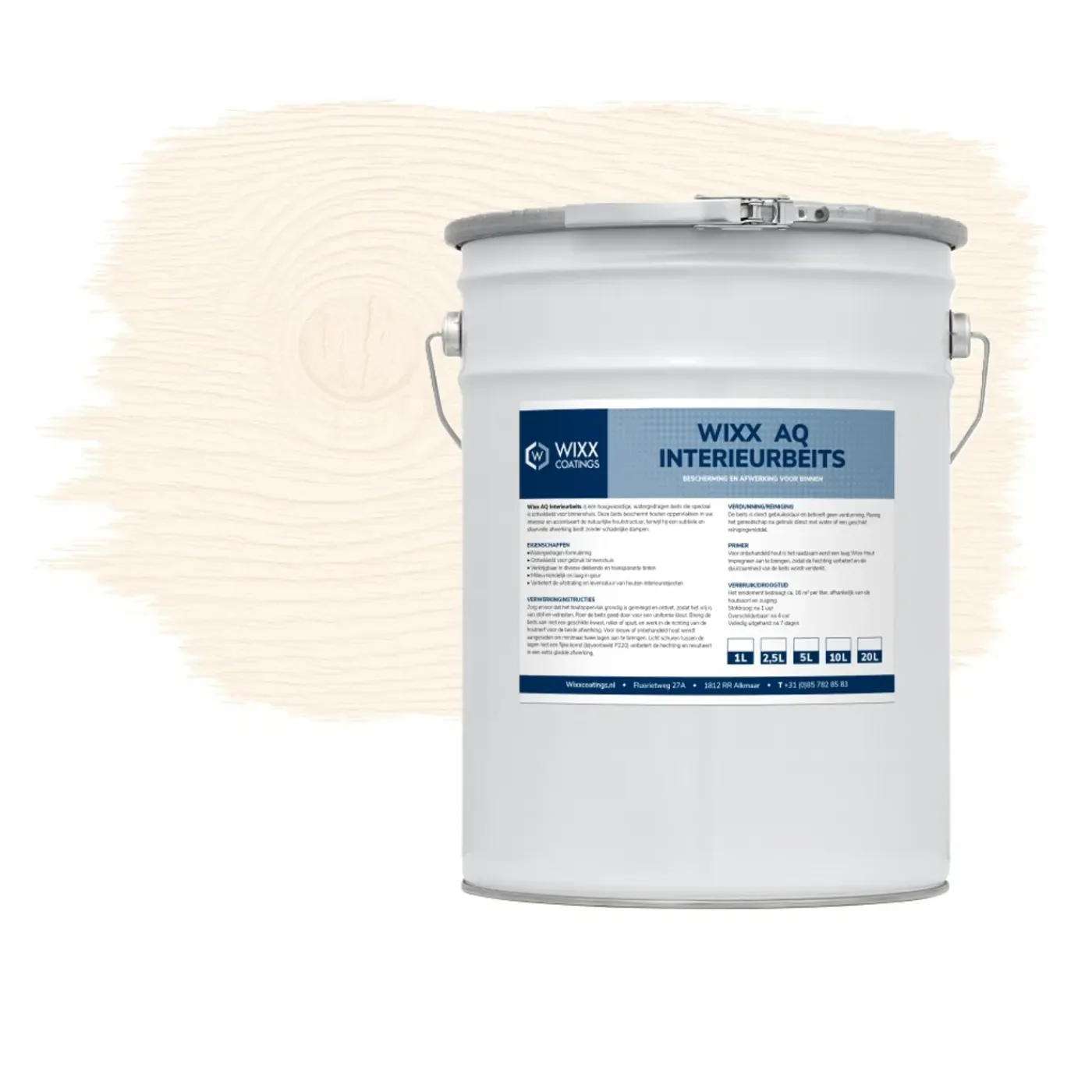 Wixx Aq Interieurbeits - Whitewash - 20l
