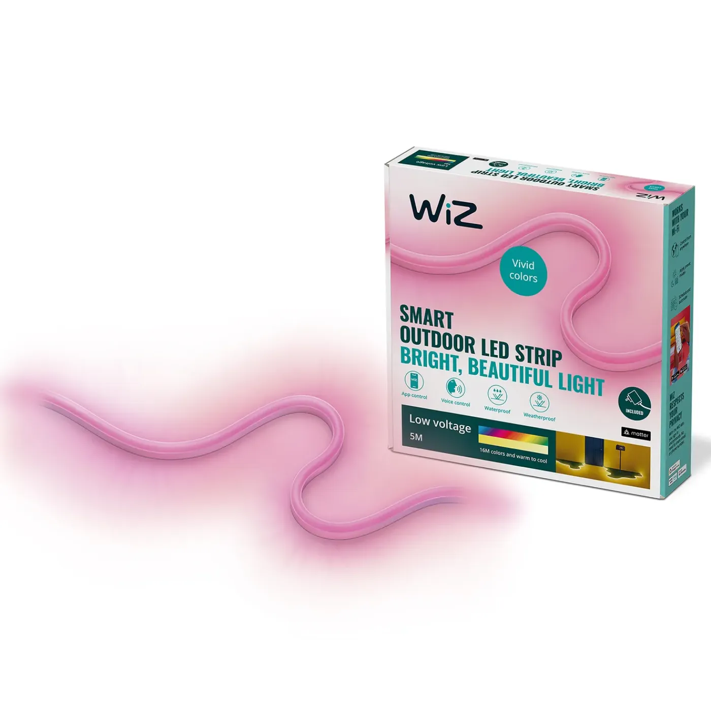 WiZ Outdoor Ledstrip - RGBW - 5m