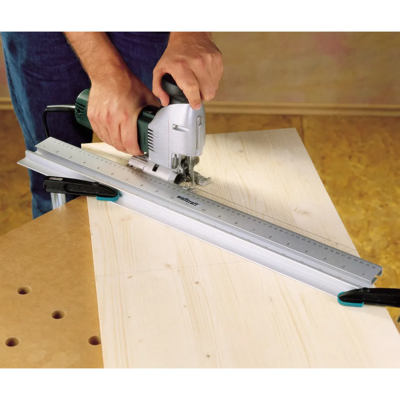 Wolfcraft deuvellijst, multifunctionele boormal