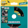 Wolfcraft Diamantschijf Pro Multi - multi-materiaal - 115x22,2mm