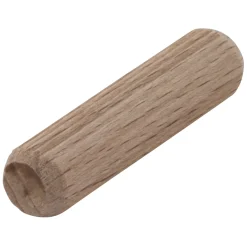 Wolfcraft houten deuvel gegroefd 40x10mm – 120 stuks