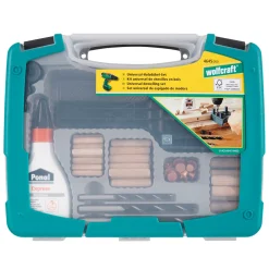 Wolfcraft houtpluggenset – 81 stuks