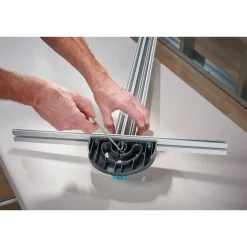 Wolfcraft T-rail met parallelsnijder voor gipsplaten