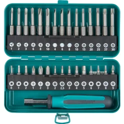 Wolfcraft Veiligheidsbitset - Torx/Phillips/inbus - 25/50mm - 31-delig
