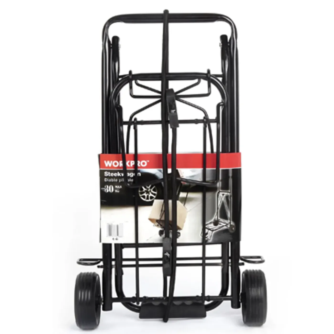 Workpro Inklapbare steekwagen - 52x31cm - 30kg - Staal - Ergonomisch handvat