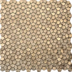 Workshop - Mozaïek - Colonial Grazy Pattern Gold - Goud - 30x30 Cm - 0,09 M²