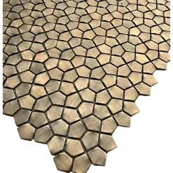 Workshop - Mozaïek - Colonial Grazy Pattern Gold - Goud - 30x30 Cm - 0,09 M²