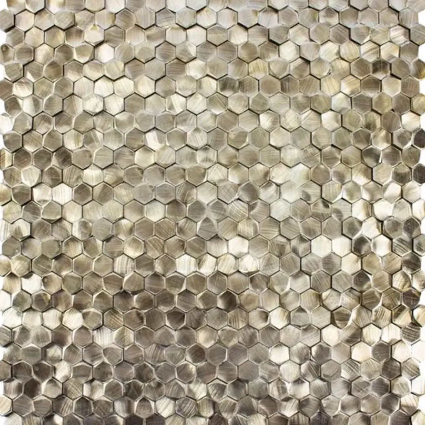 Workshop - Mozaïek - Gravity Gold 3D - Goud - 30x30 Cm - 0,09 M²