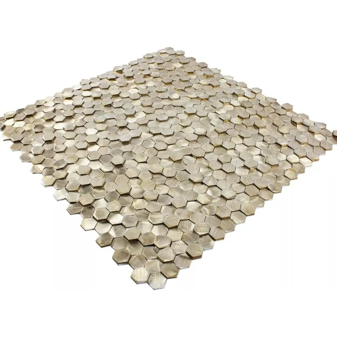 Workshop - Mozaïek - Gravity Gold 3D - Goud - 30x30 Cm - 0,09 M²