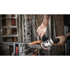 Worx Accu haakse slijper WX800.9 - 20V 115 mm - (zonder accu)