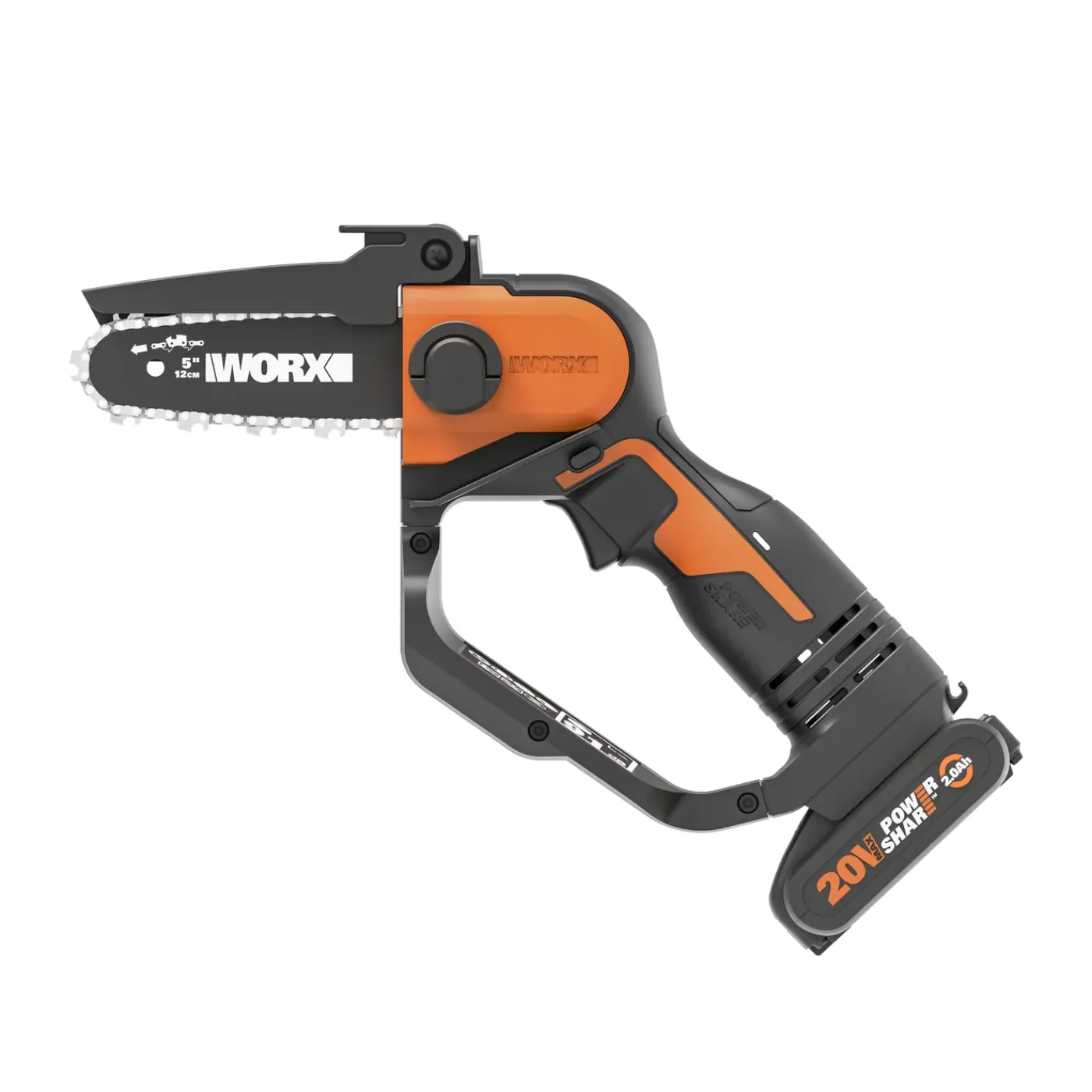 Worx Accu Kettingzaag WG324E - 20V - Zwaard 12cm - 2,1kg