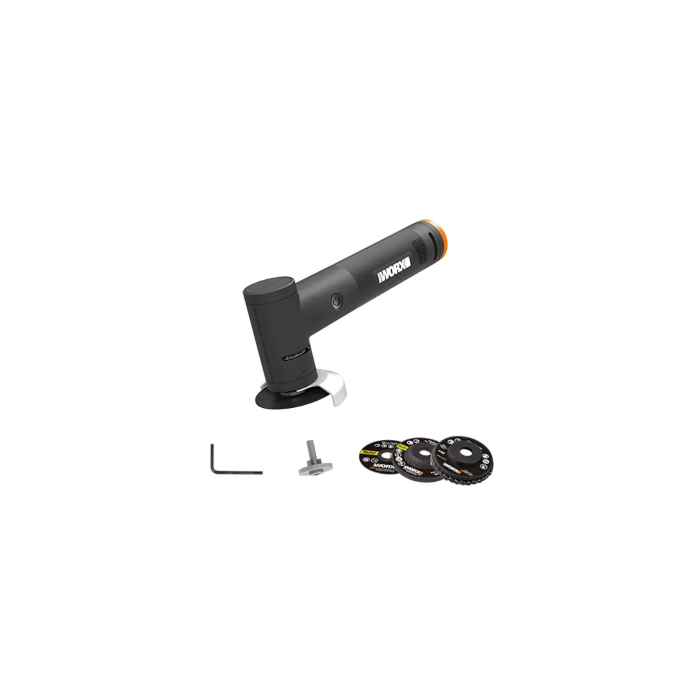 Worx Accu mini haakse slijper WX741.9 - 20V 50 mm Brushless - (zonder accu)