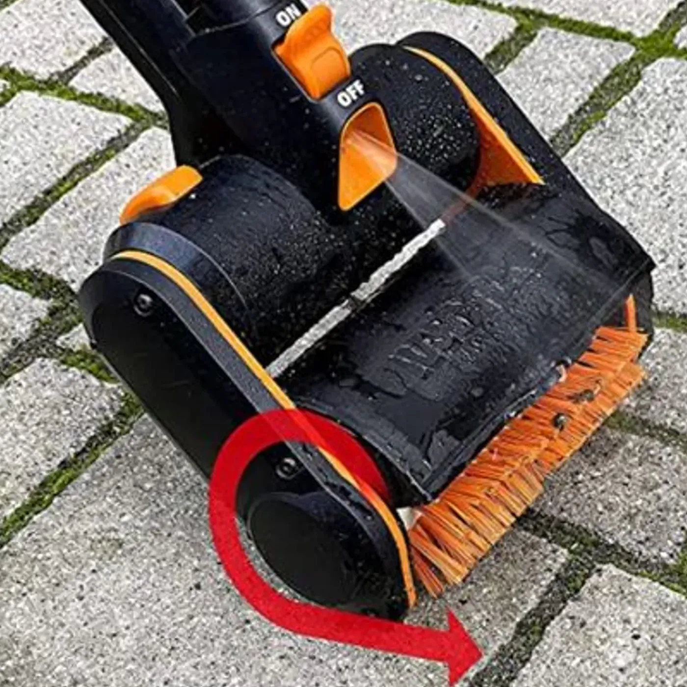 Worx accu oppervlakteborstel 4 in 1 multibrush 20V (3 borstels inbegrepen)