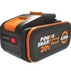 Worx Batterij Powershare Pro WA3644 - Lithium-Ion - 20V - 4,0Ah - oplaadbaar
