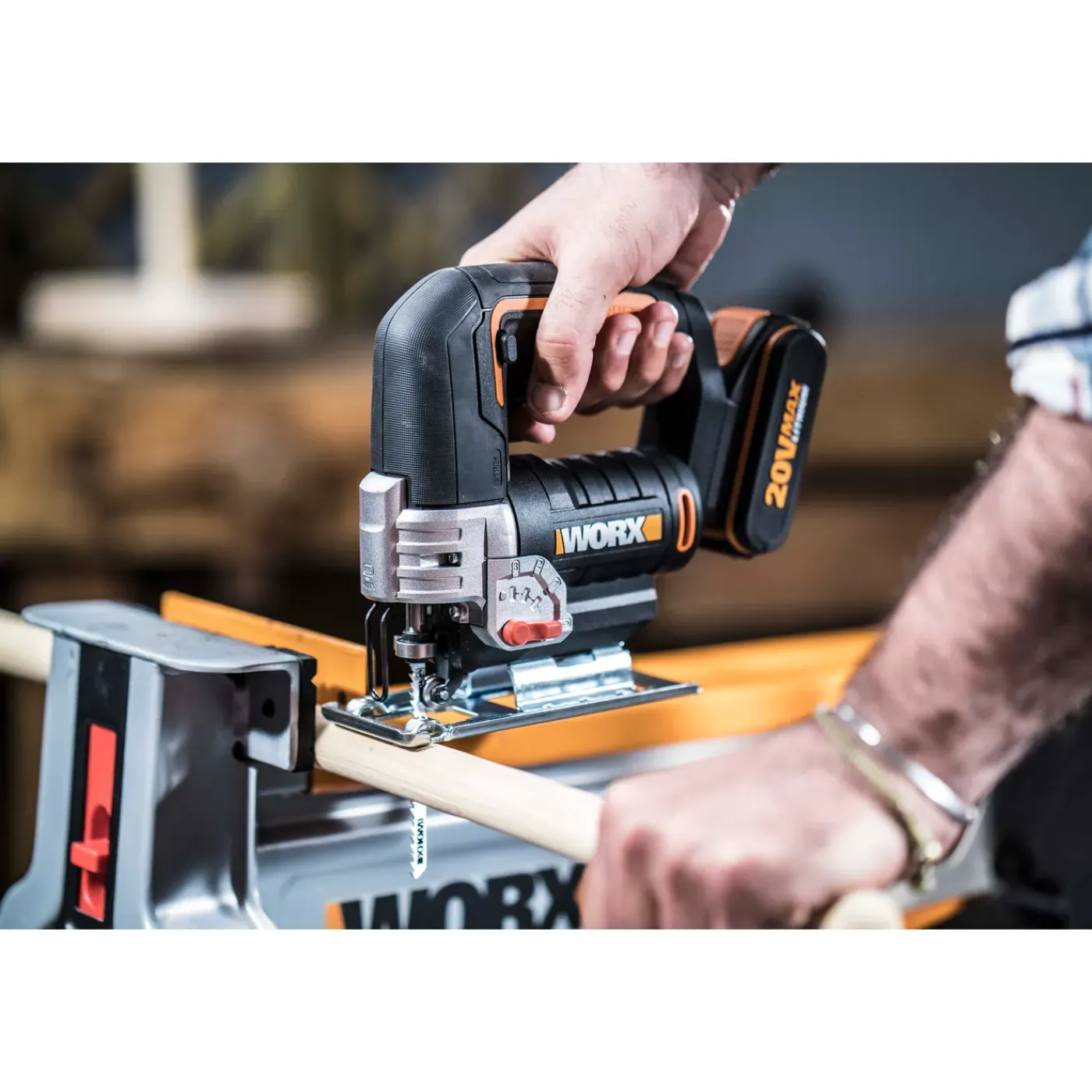 Worx Decoupeerzaag WX543.9 - 20V Accu (zonder accu) - Pendelfunctie - Variabele snelheid