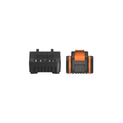 Worx Kit Batterij + Lader Power Share WA3604 - Lithium-Ion - 20V MAX - 4,0Ah - voor Elektrisch Gereedschap