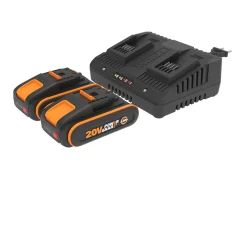 Worx Kit Batterij + Lader PowerShare WA3610 - Lithium-Ion - 20V MAX - 2,0Ah - voor elektrisch gereedschap