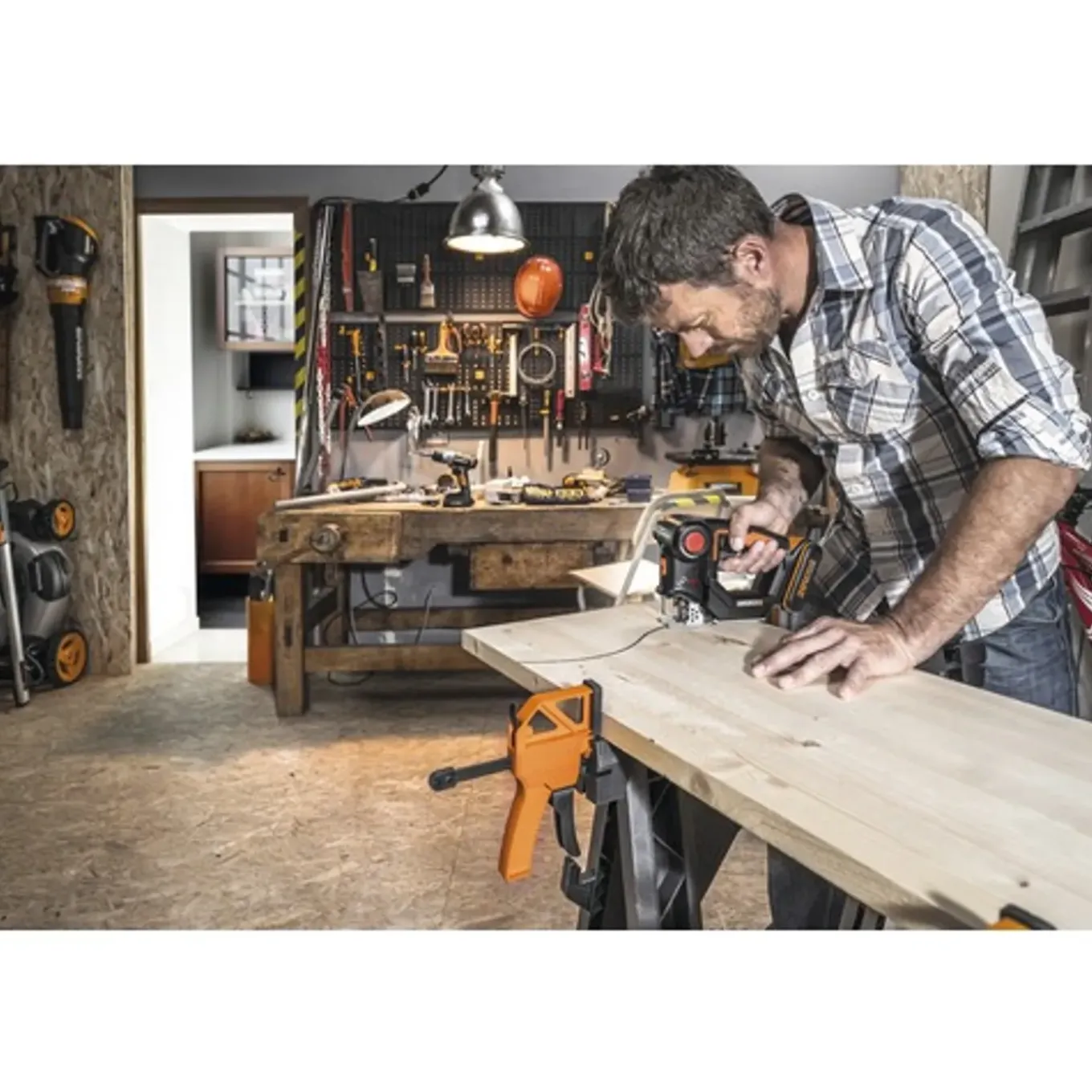 Worx Reciprozaag WX550.9 Trans4mer - 20V Accu (zonder accu) - Pendelfunctie - Variabele snelheid