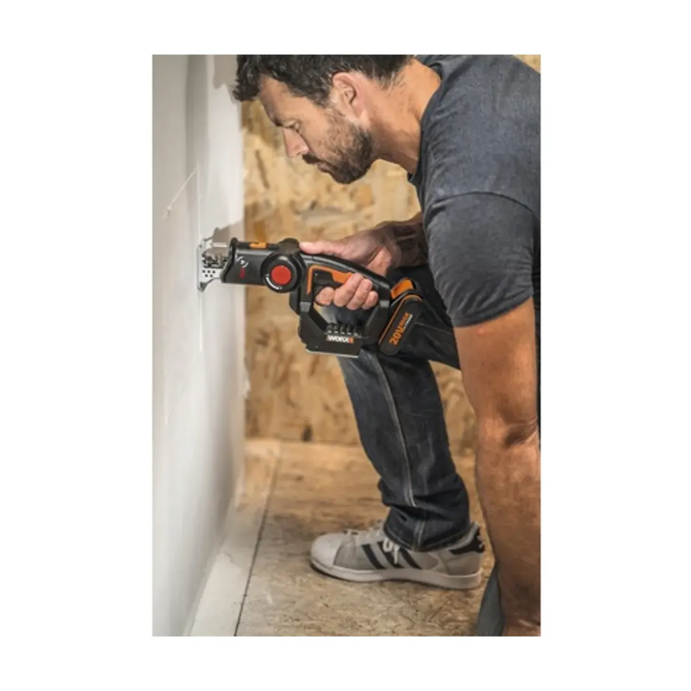 Worx Reciprozaag WX550.9 Trans4mer - 20V Accu (zonder accu) - Pendelfunctie - Variabele snelheid