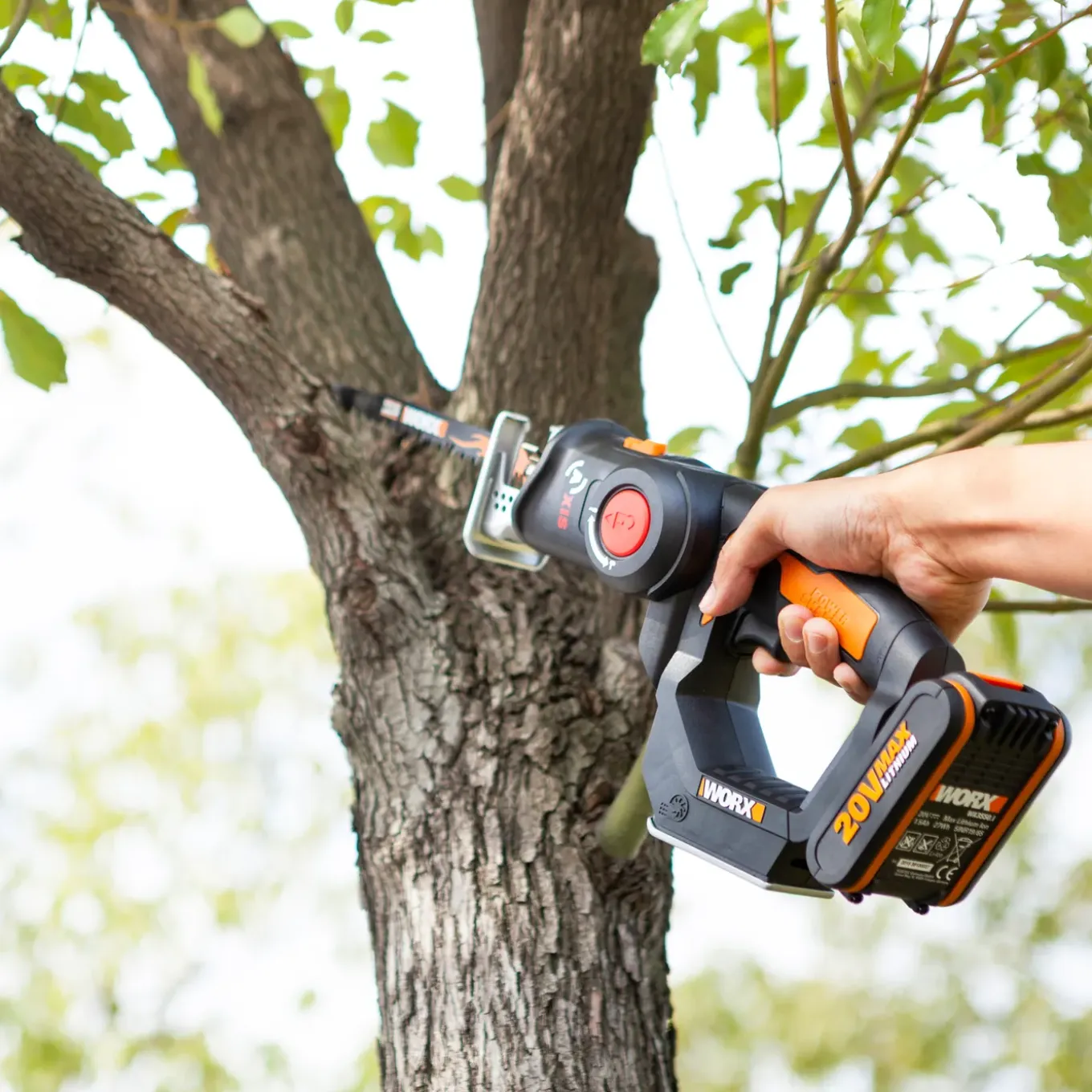 Worx Reciprozaag WX550.9 Trans4mer - 20V Accu (zonder accu) - Pendelfunctie - Variabele snelheid