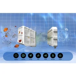 WYBOT - Autonome Zwembadrobot - S2 Solar Vision - Zwart - Zonne-oplading - Batterij