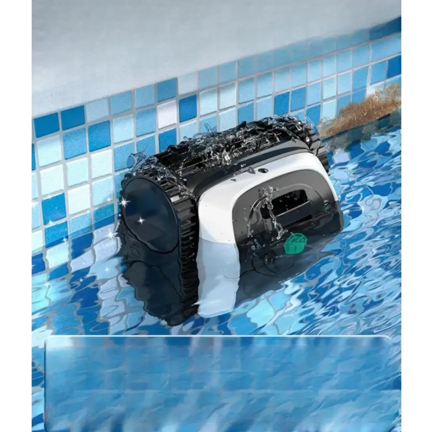 WYBOT - Draadloze Zwembadrobot - Osprey 800 - Wit - Autonomie 150 Min - 180 Micron - Pvc-borstel