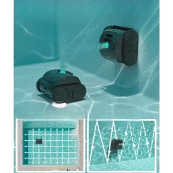 WYBOT - Draadloze Zwembadrobot - C1 - Zwart/grijs - Batterij 150 Min - 39x36x26 Cm