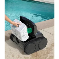 Wybot - Draadloze Zwembadrobot - Os800 - Grijs - Autonomie 150 Min - Filtratie 180 Μm