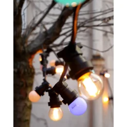 Xanlite lichtsnoer 5m zwart E27