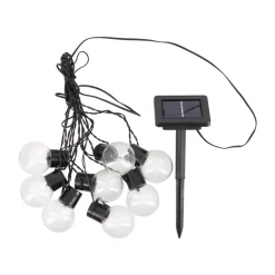Xanlite solar lichtsnoer zwart 5m