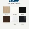 3xe Living Demii 5 Lade Stijlvolle & Ruime Ladekast 70cm, Mat Zwart / Glanzend Zwart
