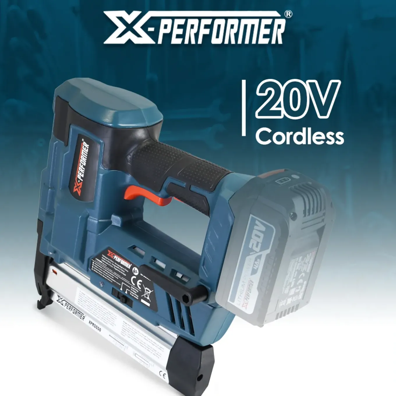 X-performer - 20v Accu-tacker, Geleverd Zonder Accu En Oplader