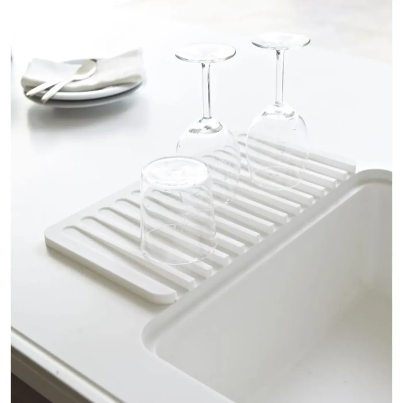 Yamazaki Flow Afdruipmat - Wit