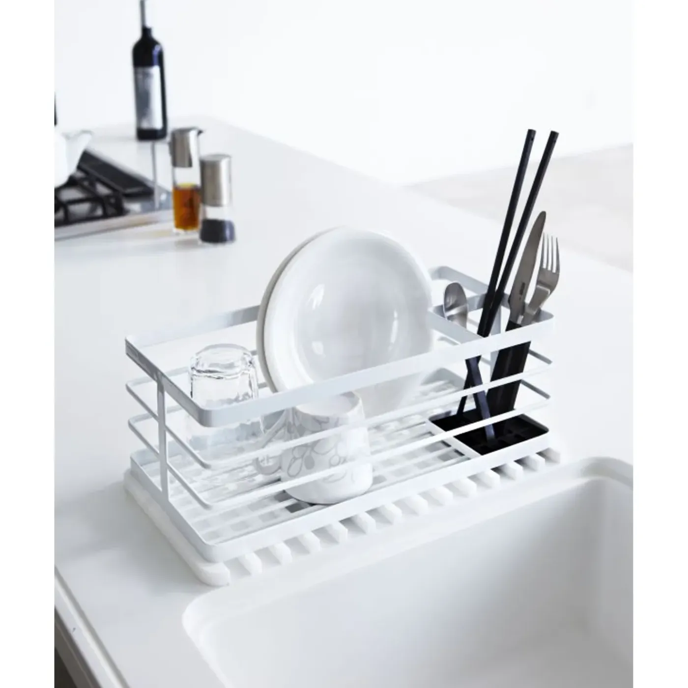 Yamazaki Flow Afdruipmat - Wit