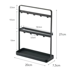 Yamazaki Smart Sleutelrek - Zwart