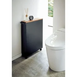 Yamazaki Tower Badkamertrolley - Zwart