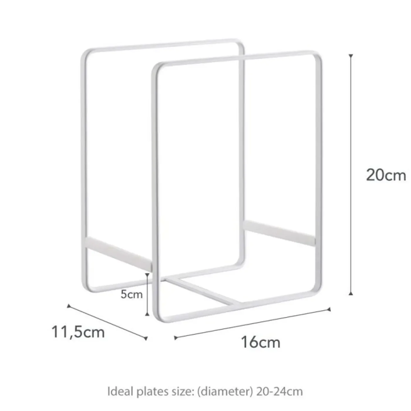 Yamazaki Tower Borden Organizer - Wit