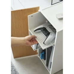 Yamazaki Tower Game Console Organizer - Wit