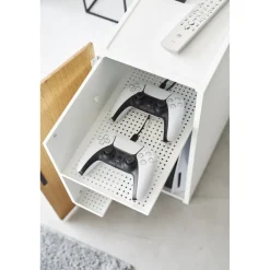 Yamazaki Tower Game Console Organizer - Wit