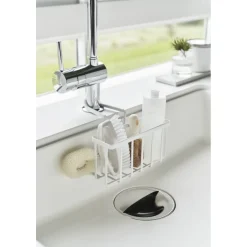 Yamazaki Tower Gootsteenorganizer Hangend - Wit