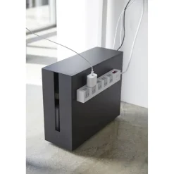 Yamazaki Tower Kabelbox Met Wielen - Zwart