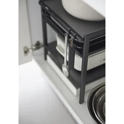 Yamazaki Tower Keukenkast Organizer 3-laags - Zwart
