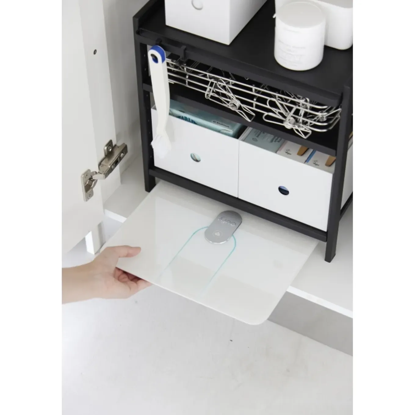 Yamazaki Tower Keukenkast Organizer 3-laags - Zwart