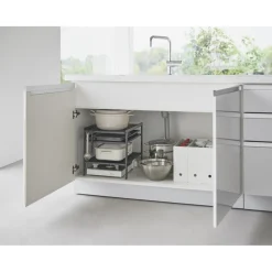 Yamazaki Tower Keukenkast Organizer 3-laags - Zwart